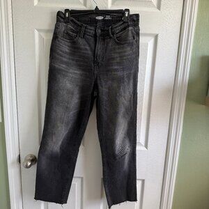 Old Navy The SKY-HI Straight Extra High Rise Jeans size 6